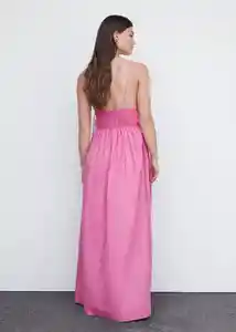 Vestido Lipsi Rosa Talla XL Mujer Mango