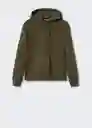 Sudadera Bono Khaki Talla M Hombre Mango