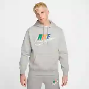 Nike Chaqueta Futura Block Lifestyle de Hombre Gris Talla L