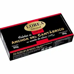 Lorea Gourmet Filete de Anchoa del Cantábrico en Aceite de Oliva