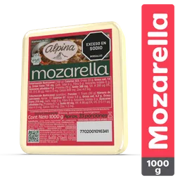 Queso Mozarella Alpina Bloque 1000 g