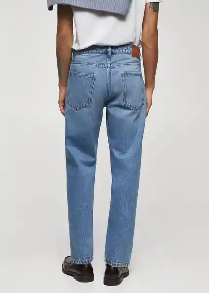 Pantalón Jean Sam Tejano Medio Talla 36 Hombre Mango