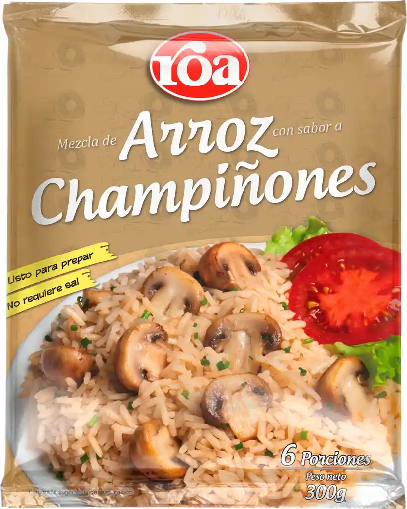 Roa Mezcla de Arroz con Sabor a Champiñones