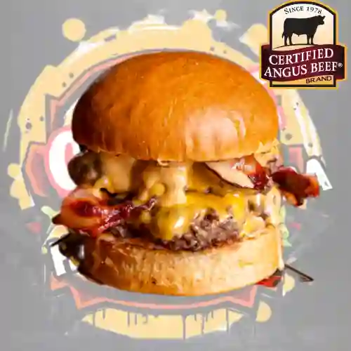 Hamburguesa Doble Carne Angus Ahumada