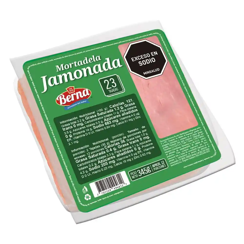 Mortadela Jamonada Berna