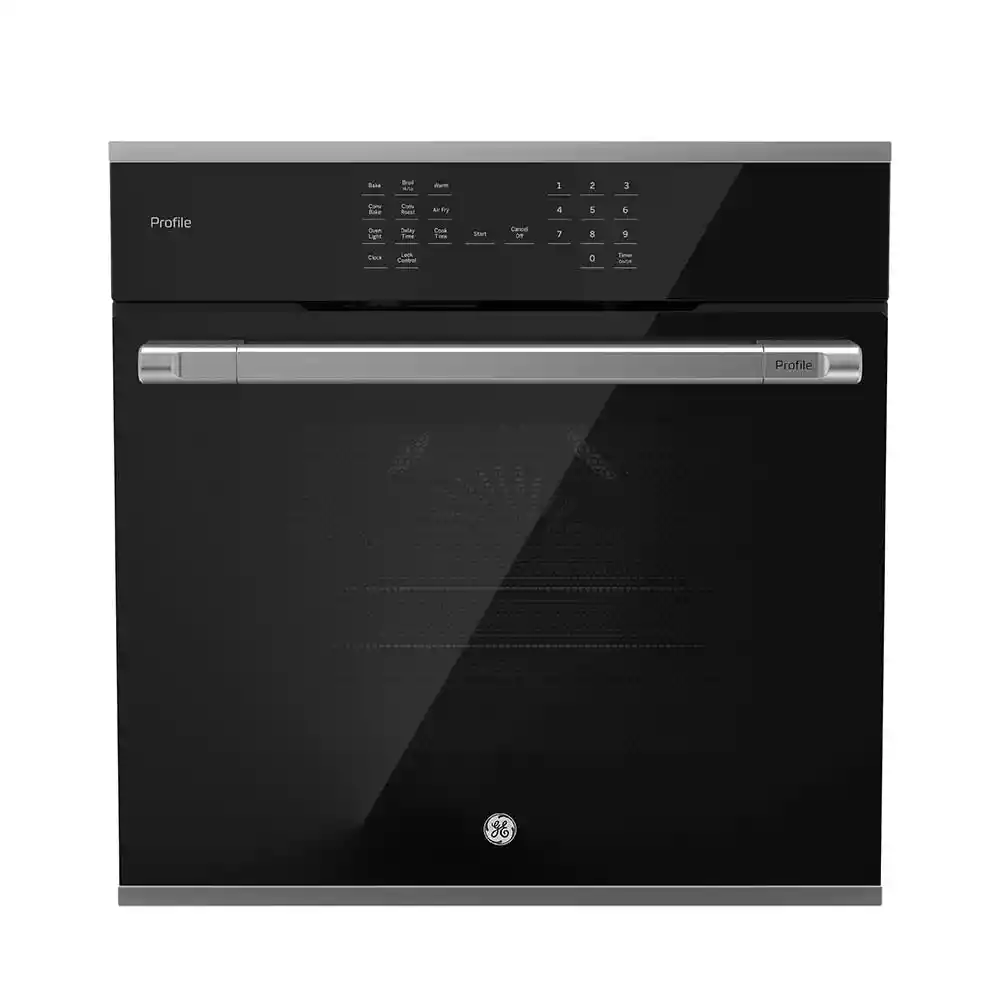 Horno Eléctrico de Convección Acero Inoxidable Con Vidrio Negro Ge Hgp6065ewai1
