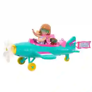 Barbie Muñeca Chelsea Piloto de Avión