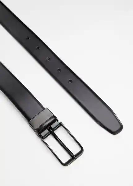 Cinturón Blacky Negro Talla 90 Hombre Mango