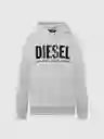 Diesel Buzo S-Gir-Hood-Division Gris Talla S