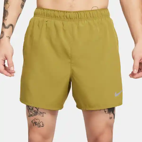 Nike Short Df Challenger 5bf Para Hombre Verde Talla M