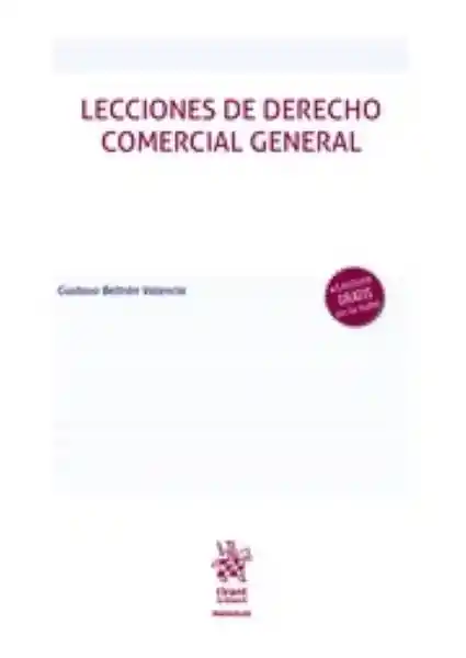 Lecciones de Derecho Comercial General