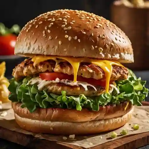 Hamburguesa Doble Pollo