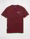 Camiseta Hombre Vinotinto Talla Medium 4659558 American Eagle