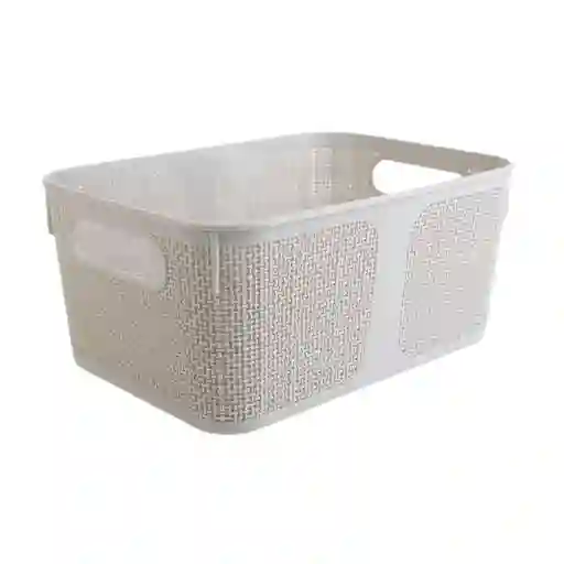 Canasto Closet Lino Dúo S Gris