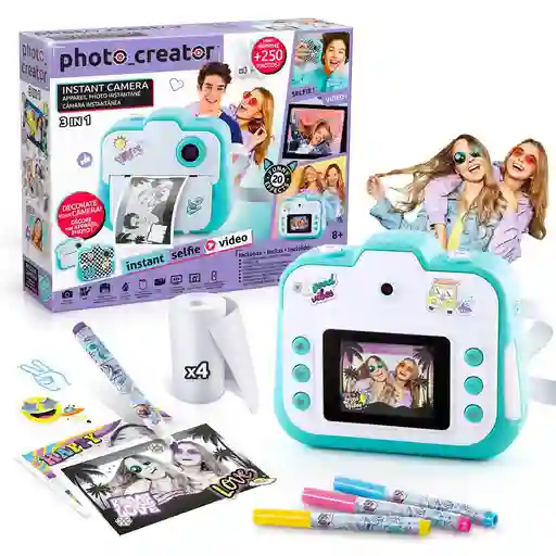 Camara Instantanea 3 en 1 Canal Toys