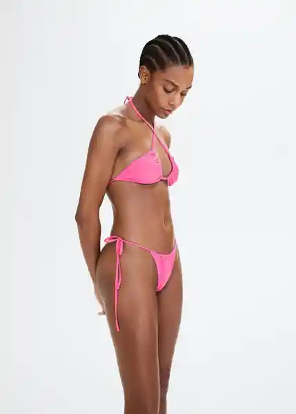 Braga Mar Rosa Talla XS Mujer Mango