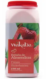 Wákaba Bebida de Almendras Sabor Fresa