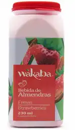 Wákaba Bebida de Almendras Fresas