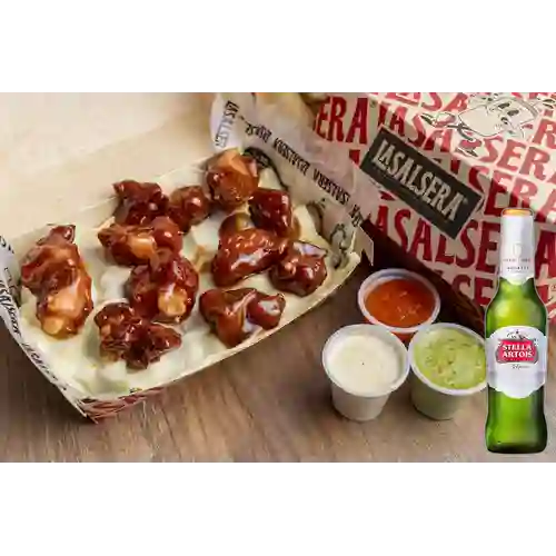 Combo Salchipapas La Gitana + Stella Artois Bot. 330ml