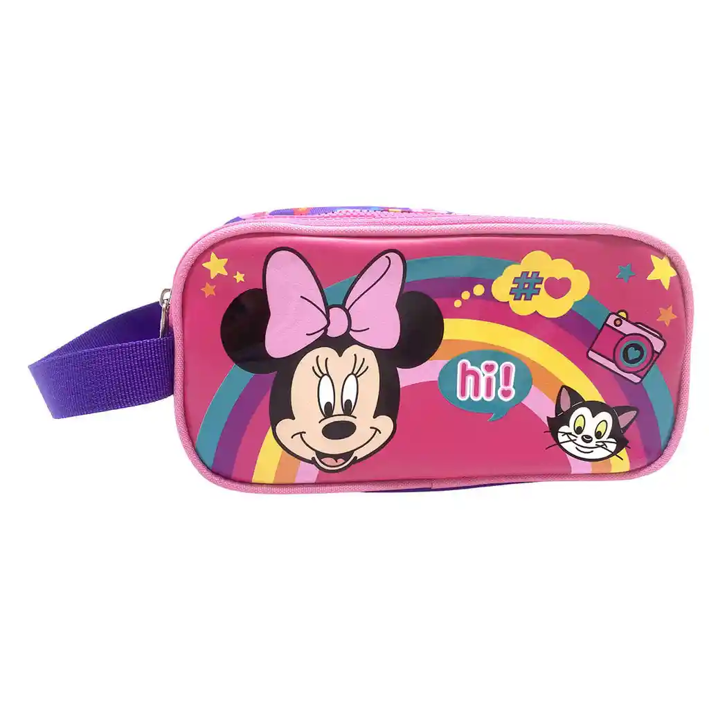 Cartuchera Súper 2 Bolsillos Minnie Hi!
