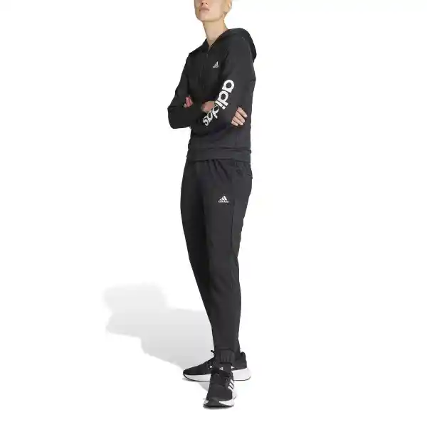 Adidas Sudaderas W Linear Ts Para Mujer Negro Talla L