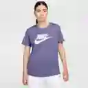 Nike Camiseta Manga Corta Mujer Morado Talla XS