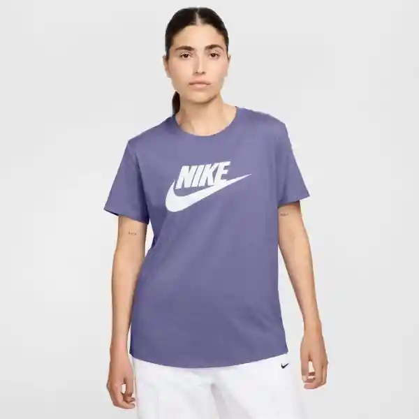 Nike Camiseta Manga Corta Mujer Morado Talla XS