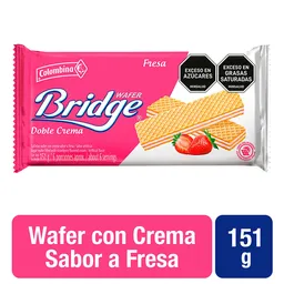 Bridge Galleta Wafer Fresa Doble Crema