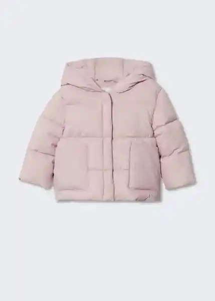 Anorak June3 Rosa Pastel Talla 69 Niñas Mango