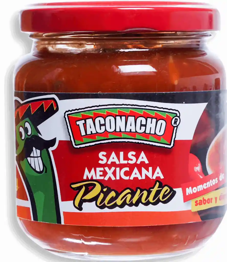 Taco Nacho Salsa Mexicana Picante