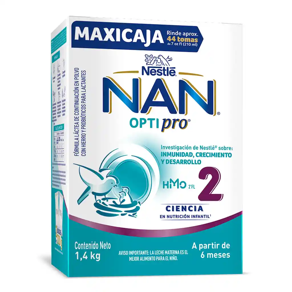 Fórmula infantil NAN OPTIPRO Etapa 2 x 1400g