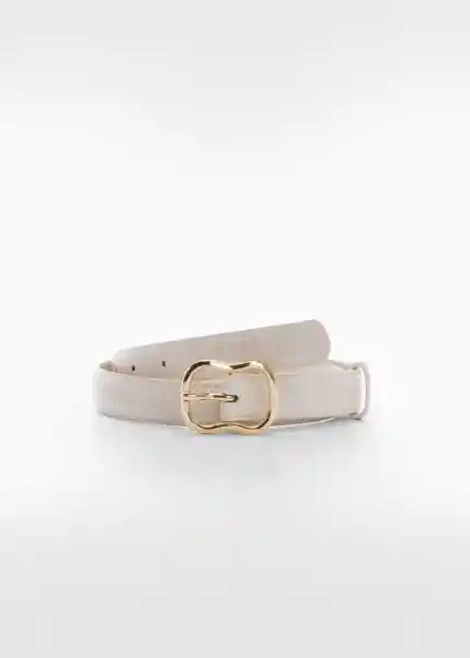 Cinturón Mola Crudo Talla M Mujer Mango