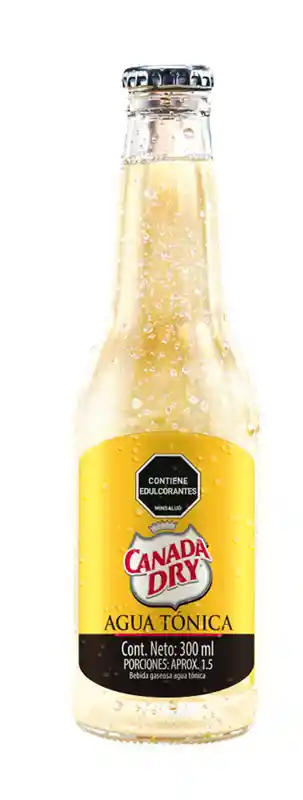 Canada Dry Agua Tónica Sin Calorías Vidrio