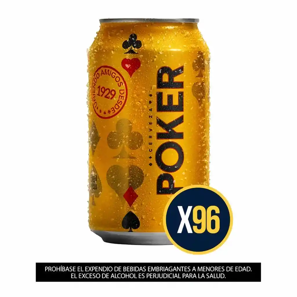 Poker Cervezalata 330Ml X96