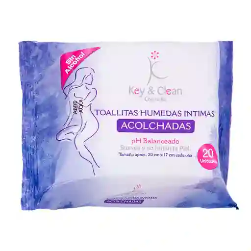 Toallitas Húmedas Key & Clean Intimas