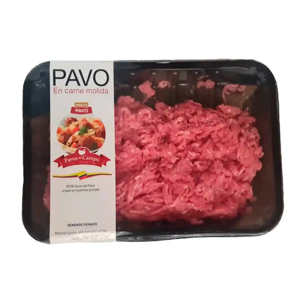 Carne Molida en Bandeja Pavos Del Campo