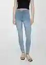 Jean Abby Tejano Medio Talla 46 Mujer Mango