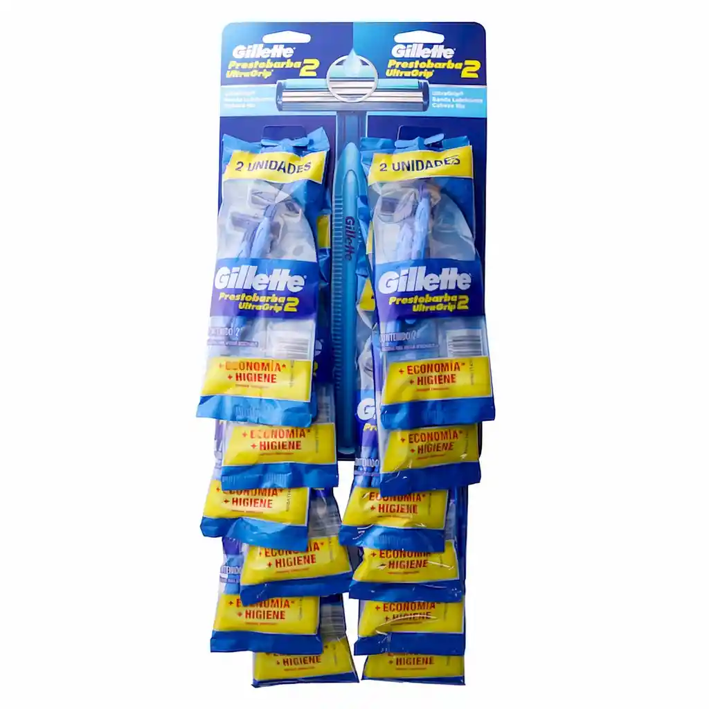 Gillette Maquina Afeitar Prestobarba Ultra Grip 2