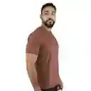 Camiseta Square Marrón Talla L Everlast