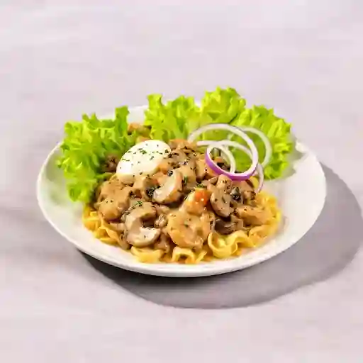 Pollo Con Champinones