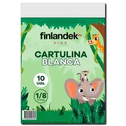 Finlandek Cartulina Bristol Kids Blanco 1/8