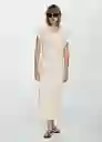 Vestido Chiara Crudo Talla S Mujer Mango