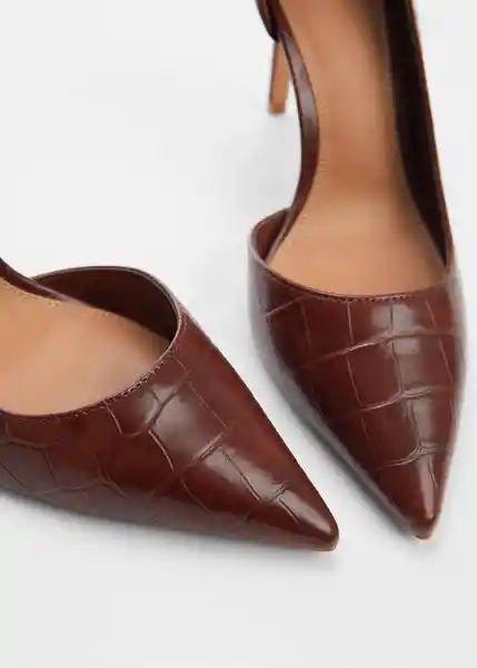 Zapatos Audreyc Chocolate Talla 41 Mujer Mango