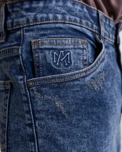 Bermuda Short Hombre Azul Talla 28 559G000_AZU174021 Americanino