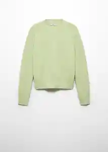 Buzo Jersey Agur Verde Pastel Talla 24 Mujer Mango