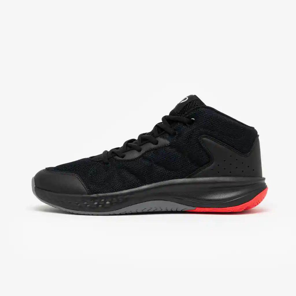 Tenis de Baloncesto Essential 100 Adulto - Negro