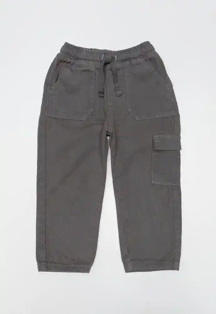 Pantalon 4t-gris