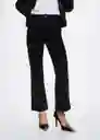 Jeans Kylie Tejano Negro Talla 46 Mujer Mango