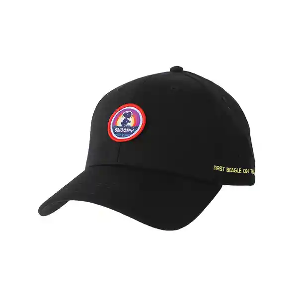 Gorra de Béisbol Snoopy Little Space Explorer Negro Miniso