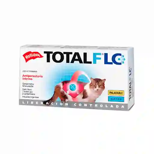 Total FLC Antiparasitario Gato 2 Tableta